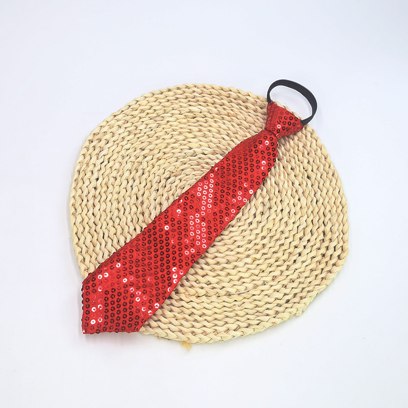 Halloween Universal Korean Style Jazz Sequin Tie Hip-Hop Dance Magic Show Children's Tie Wholesale