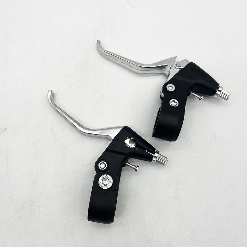 Three-finger semi-aluminum mountain bike brake handle bicycle brake handle bicycle accessories brake handle finger handle