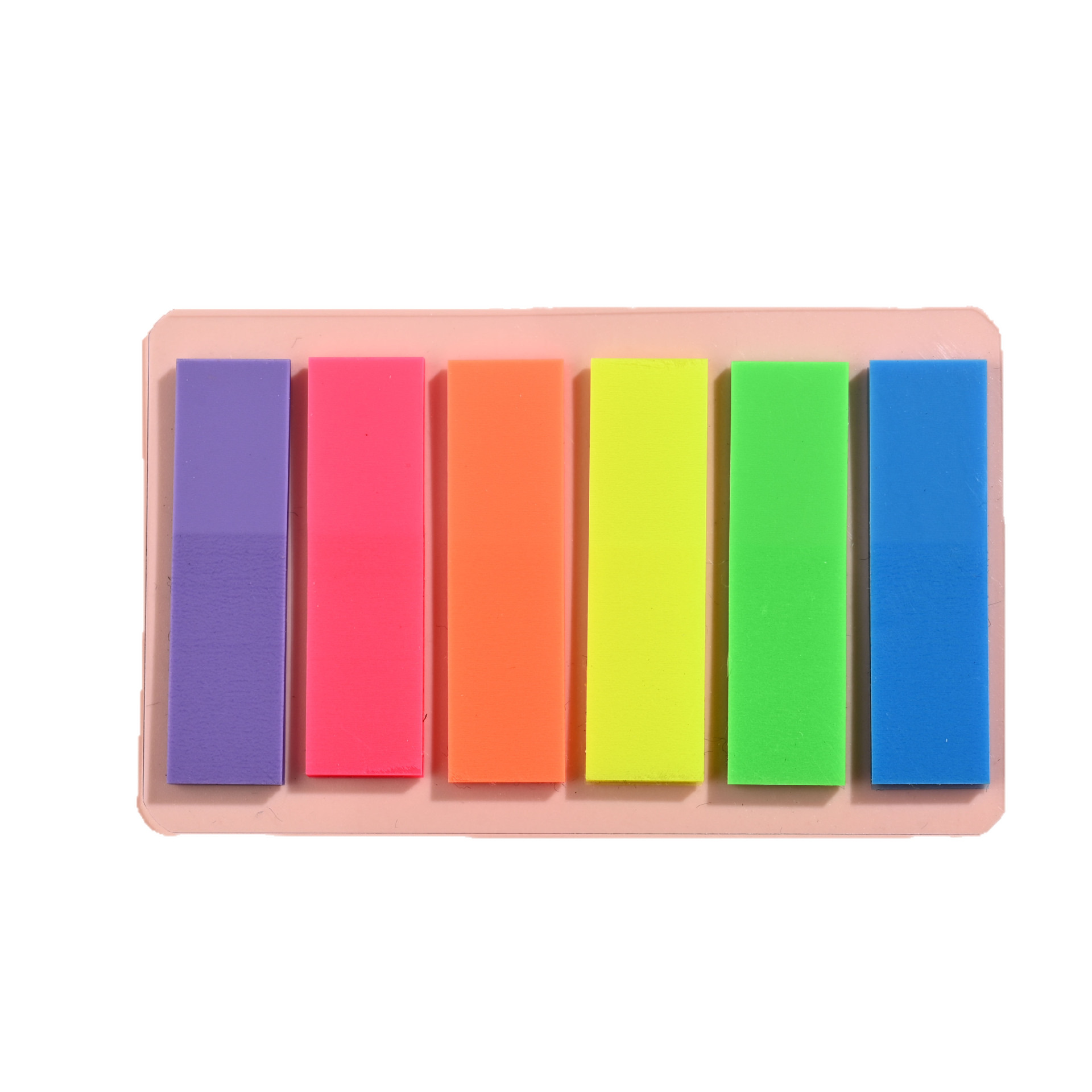 Transparent Post-it Waterproof Index Stickers Fluorescent Stickers Color PET Post-it Stickers Ins Wind Key Marker Sticks