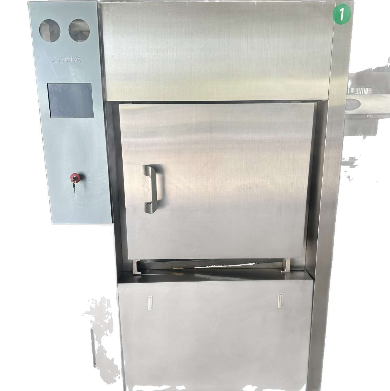 Used Shandong Xinhua Pulsed Vacuum Sterilization Cabinet 0.36 Cubic Vacuum Pulsed Sterilization Cabinet Sterilizer for Sale