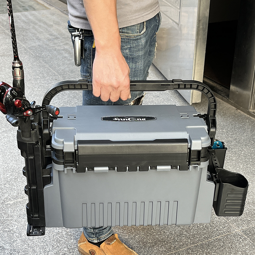 Vertical rod device Luya fishing box accessories insert rod bucket water cup holder Luya forceps bucket