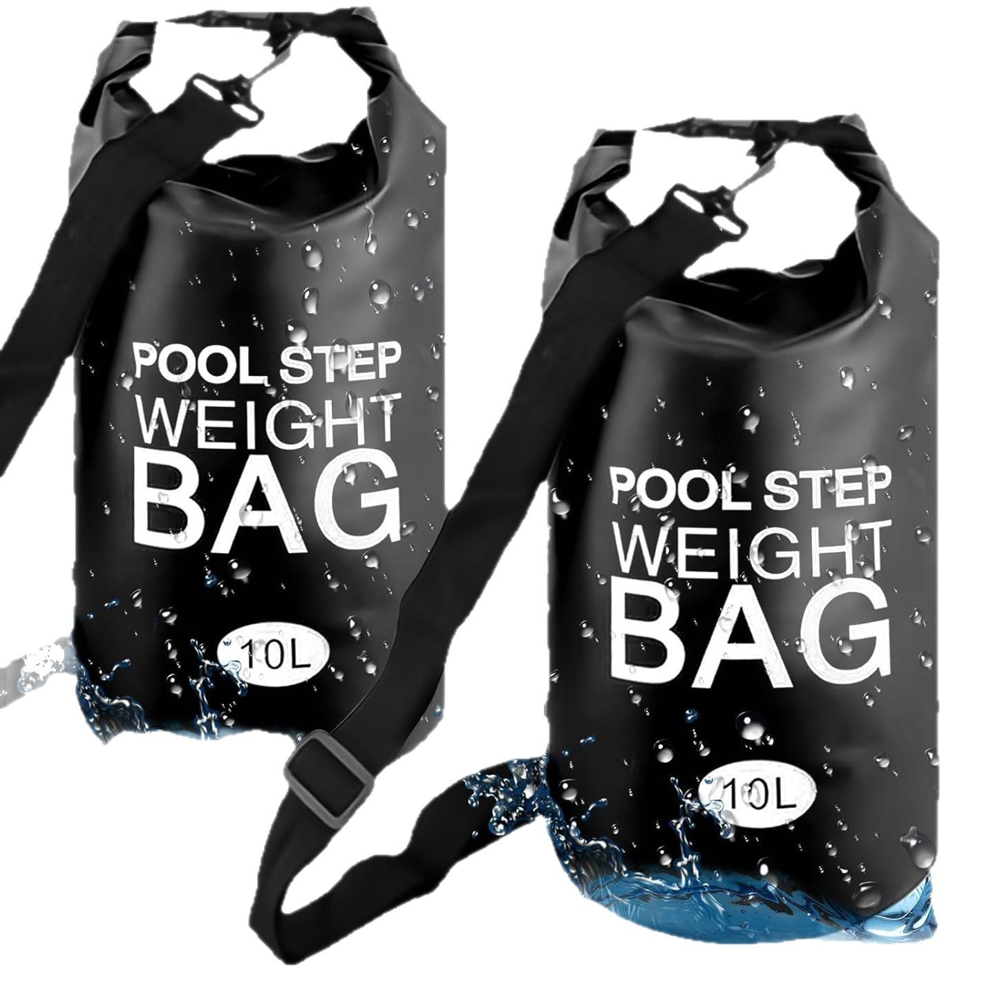 Outdoor Waterproof Bucket Backpack Portable Camping Dry Bag Swimming Pool Step Counterweight Sand Bag 10L Large Capacity Waterproof Bag