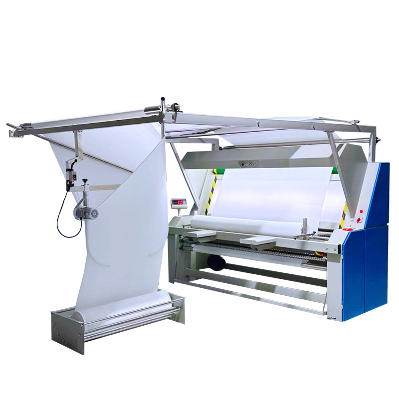 Textile Fabric Opening and Inspection, Fully Automatic Cylindrical Fabric Opening Machine, Cutting and Rolling Machine, Edge-To-Edge Rolling Machine Equipment Factory