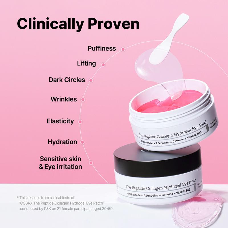 Cross-Border Popular Customized Oem Polypeptide Collagen Hydrogel Eye Patch 60 Pieces Moisturizing and Firming Eye Care