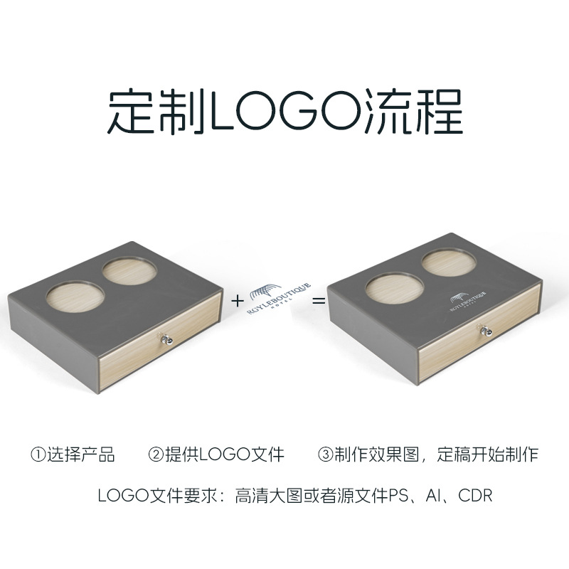 Hotel Acrylic Toiletries Storage Box Hotel Toilet Disposable Toothbrush Box Tissue Box Tray