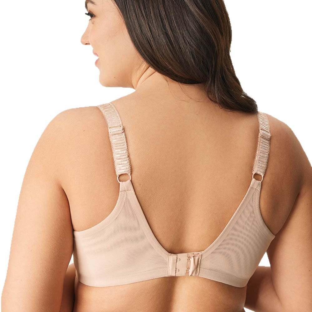 Cross-Border Hot-Selling Large Size Gh Cup Glossy Lace Ultra-Thin Full Cup Wire-Free Bra Customized with Labor and Materials