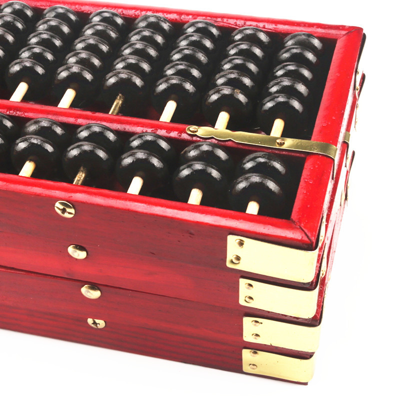 Wholesale medium 13 Block 7 beads antique angle wooden synthetic beads wooden frame primary school children's Abacus