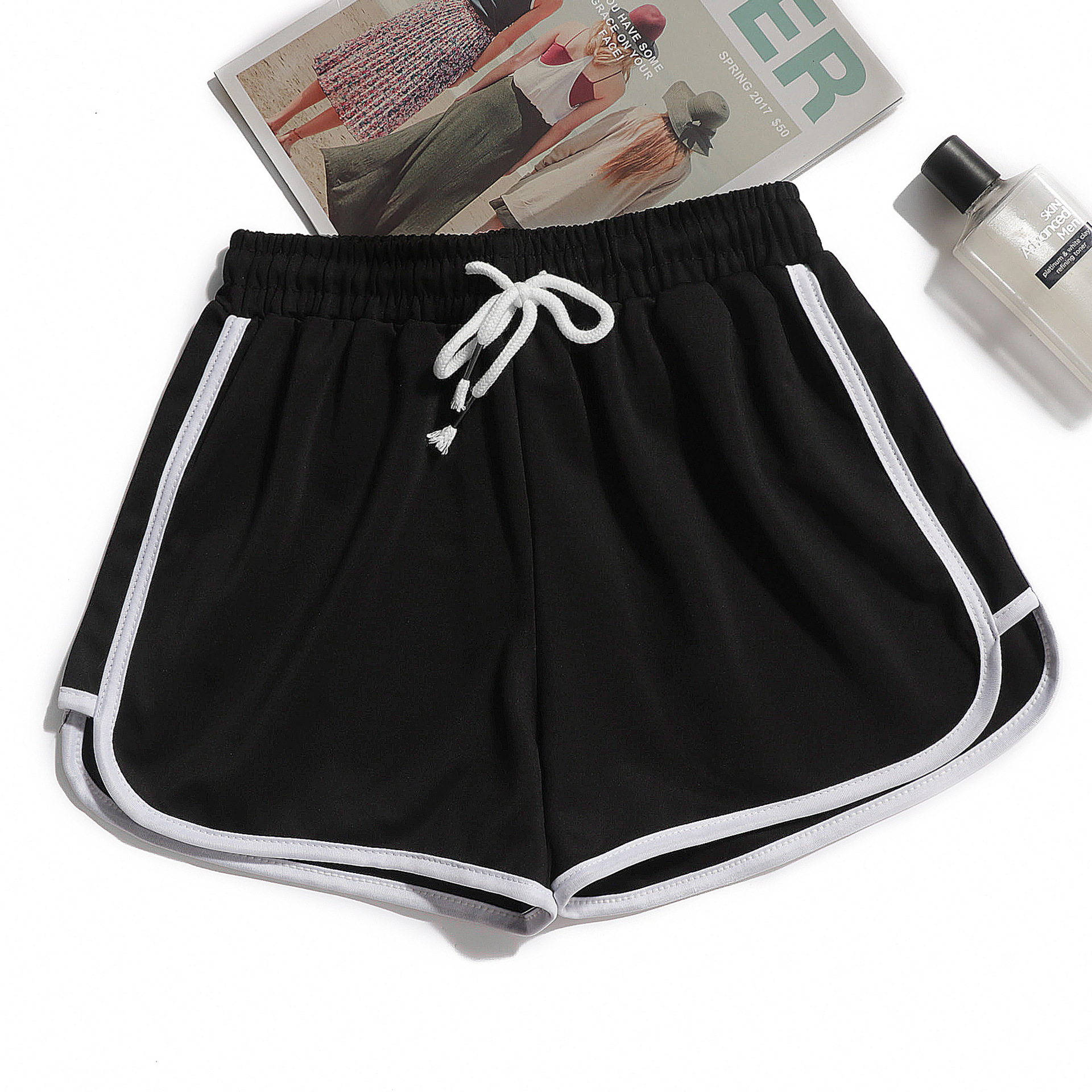 shorts sports style three-point shorts Yoga slimming loose cross-border plus size shorts women's hot pants pajama pants girl