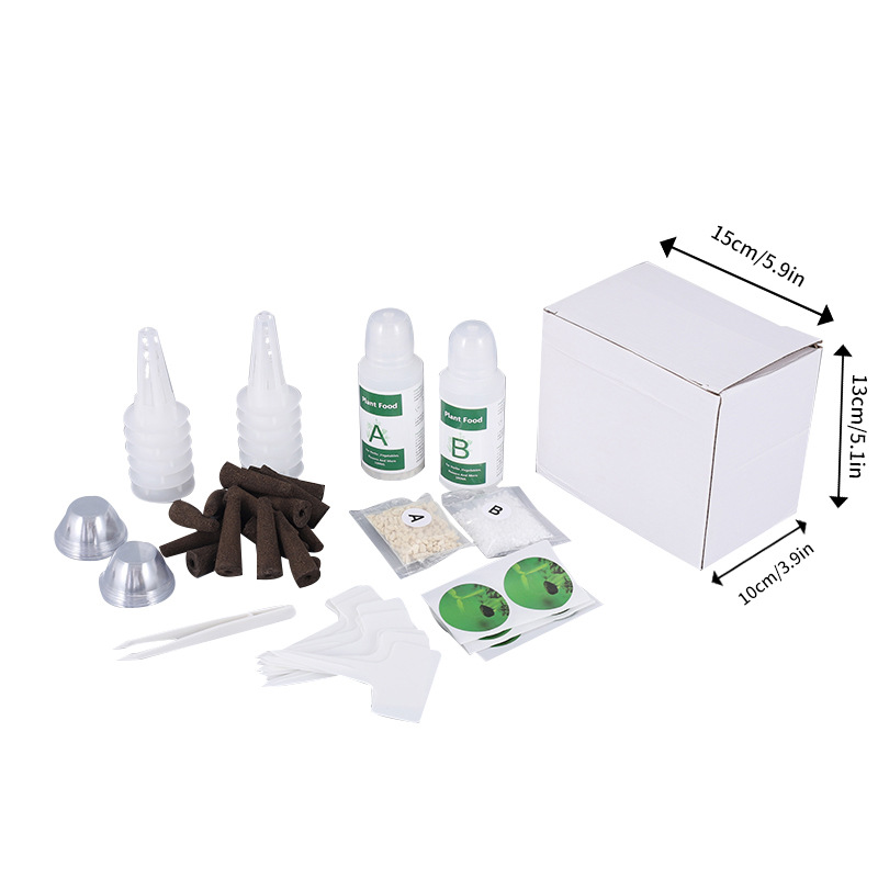 Amazon Plant Growth Lamp Accessories Hydroponic Planting Basket Planting Soil Sponge Nutrient Soil Insulation Cover Root Fixer