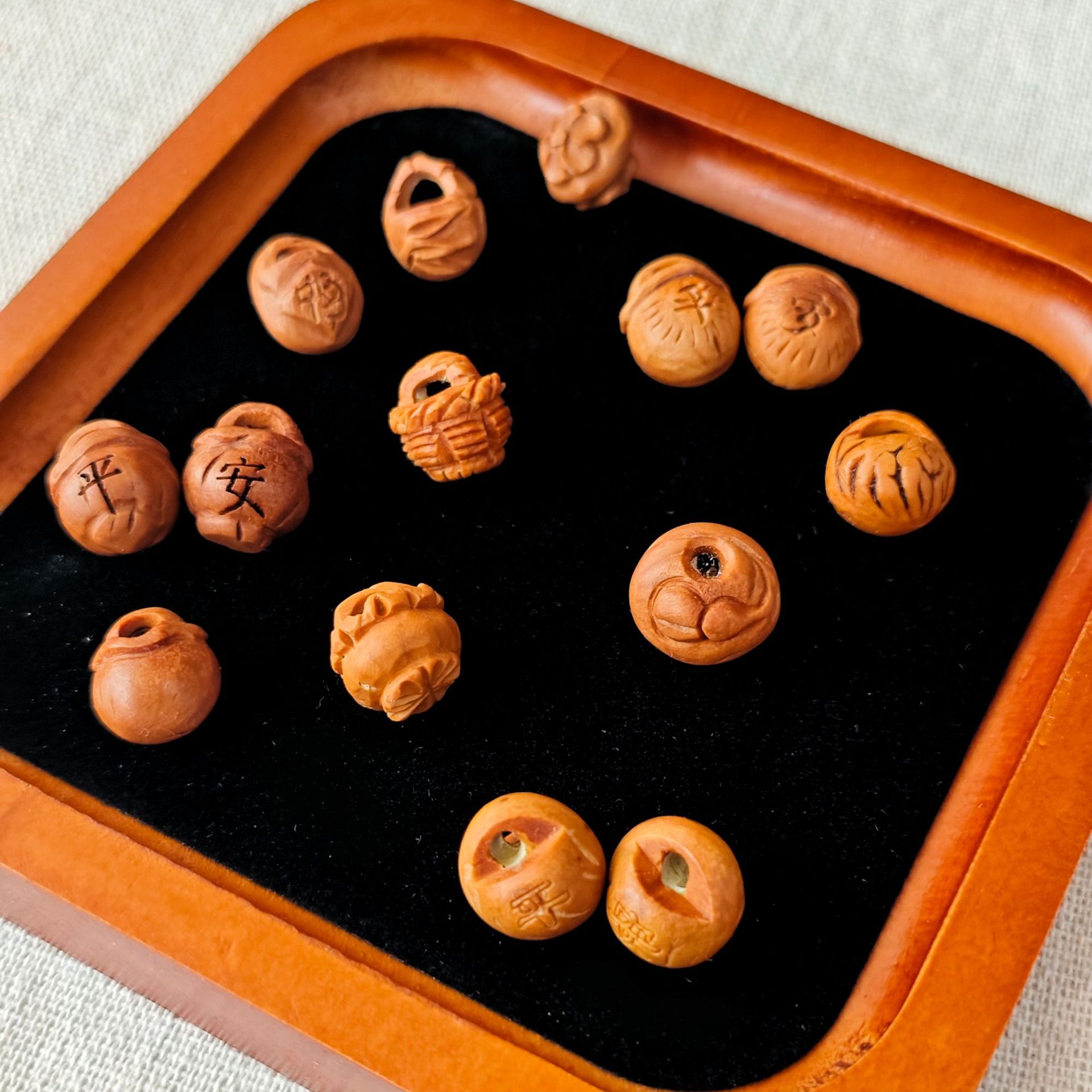 Оптовая корзина безопасности с узором дракона, ручная работа, аксессуары для ювелирных изделий, культурные игрушки, изделия народного творчества, детская корзина персикового цвета с голубым