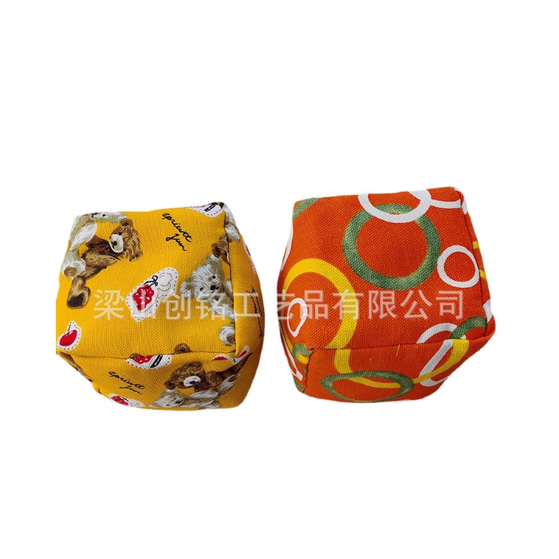 Children's Sandbag Throwing Play Teaching Aids Kindergarten Fabric DIY Physical Sports Games Wholesale Cloth Sandbags