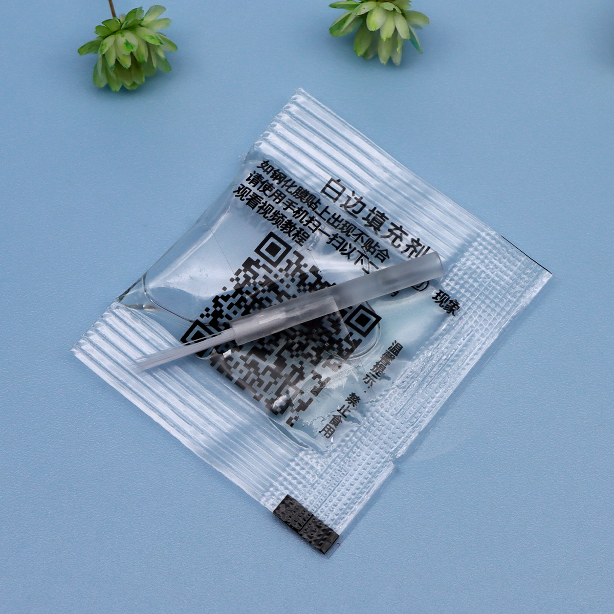 Комплект вспомогательной пленки с жидкостью для заполнения White Edge для чистки экрана мобильного телефона, спиртовый пакет