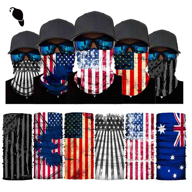 Xunhui Magic Headscarf Europe and America Multifunctional Outdoor Variety Headscarf Sunscreen Mask Warm Sports Seamless Headscarf Spot
