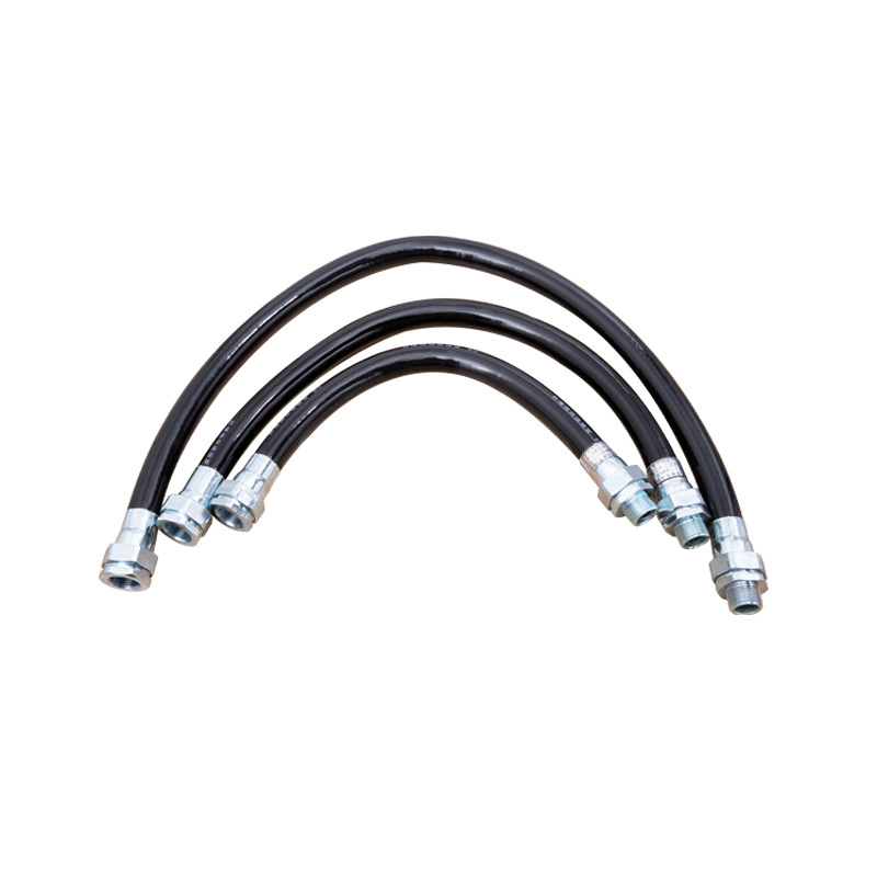 Bng Explosion-Proof Flexible Pipe Dn20 Explosion-Proof Flexible Connecting Pipe 4 Points 6 Points Stainless Steel Wire Rubber Hose Manufacturer