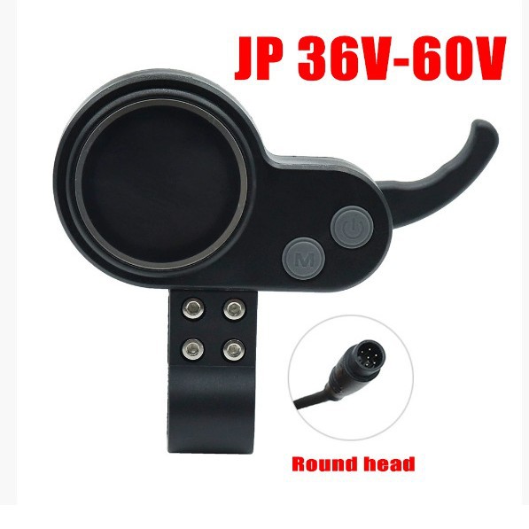 Jipin Electric Scooter 36V-60V Lcd Smart Instrument Dial Two-In-One Color Screen Round Meter Waterproof Line
