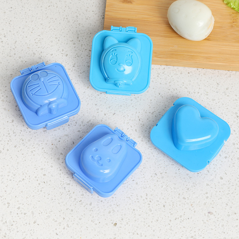 Cute Egg Shaped Rice Ball Mold DIY Bear and Rabbit Domeidi Rice Ball Shaping Mold Egg Press