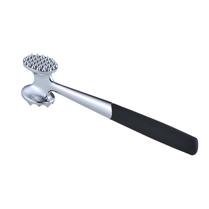Solid hammer steak hammer steak hammer zinc alloy rib breaker kitchen tender meat beating tool double-sided loose meat hammer