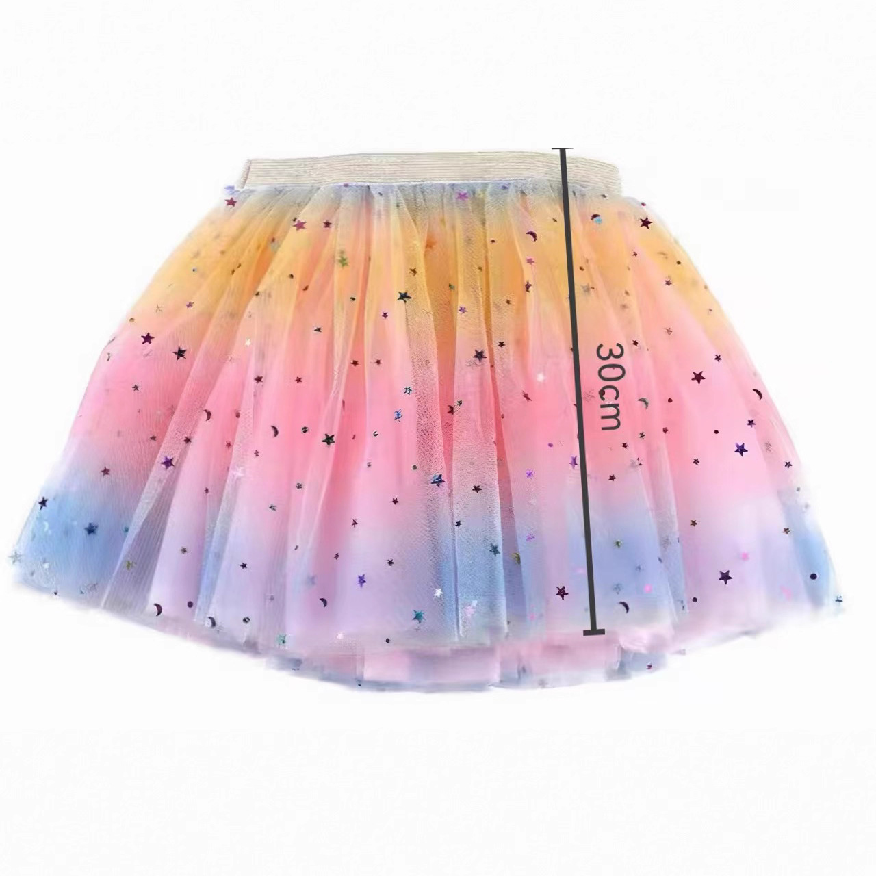 Новый костюм единорога для девочек, радужный трехпредметный комплект с крыльями, юбкой и головным убором для вечеринки, Хэллоуина, дня рождения