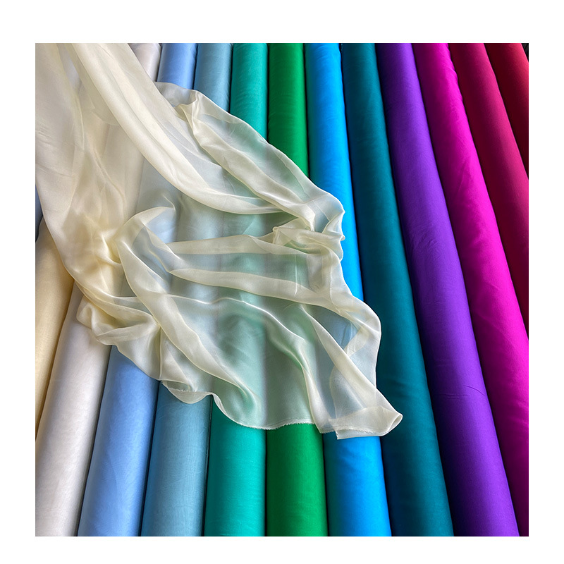 Wide 6 Mm Silk Chiffon Fabric Thin Mulberry Silk Tulle Silk Scarf DIY Summer dress Dress Fabric