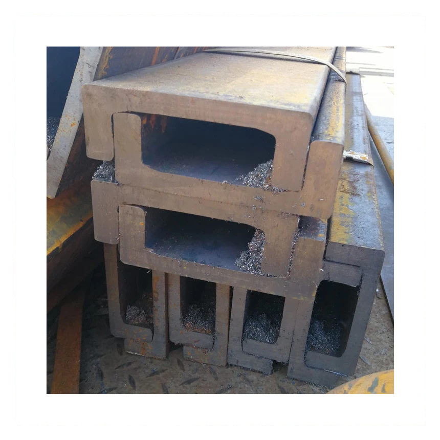 Fixed-length cutting forklift channel steel 12H 14H slide door frame channel steel machinery manufacturing H-type forklift door frame channel steel