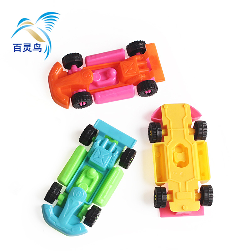 Factory wholesale plastic toys mini sliding equation car cool car kindergarten small prizes little boy toys