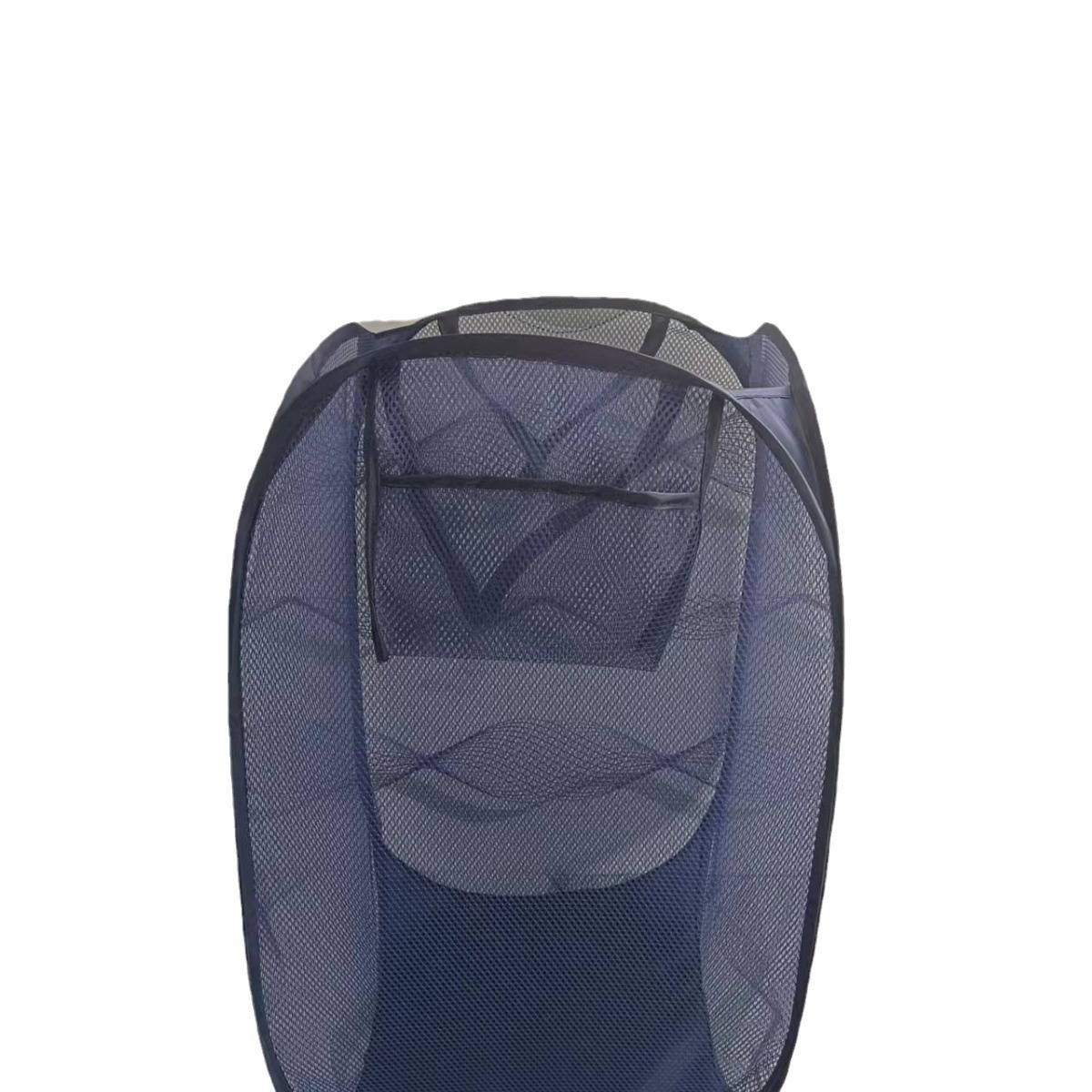 Large Capacity Round Mouth Folding Portable Laundry Basket Dirty Clothes Basket Finishing Storage Basket Bathroom Dirty Clothes Factory Wholesale