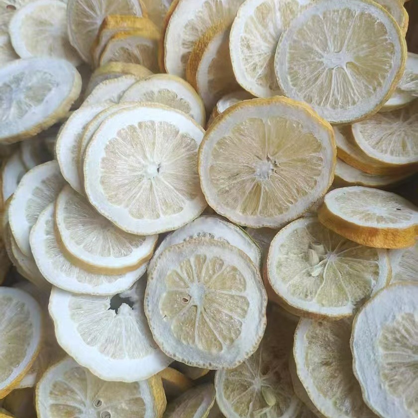 Freeze Dried Lemon 2025 New Dried Lemon Tea Bulk Sugar-Free Dried Lemon Flower and Fruit Tea Freeze Dried Lemon slices