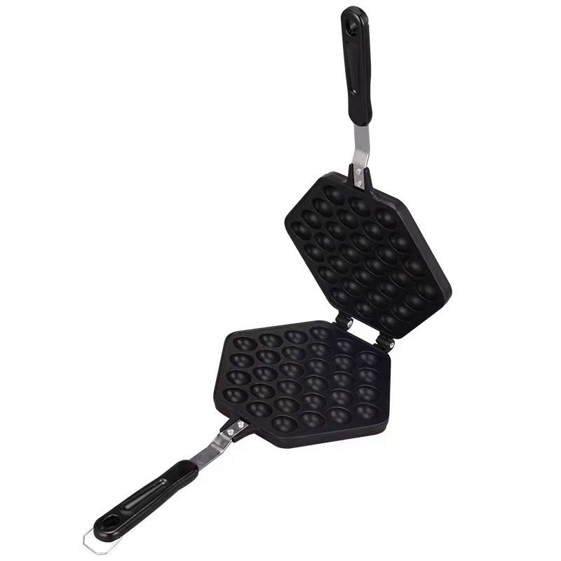 Egg Waffle Mold Commercial Stall Egg Waffle Machine Baking Pan Machine Household Gas Electric Egg Waffle Biscuit Machine Cake Mold