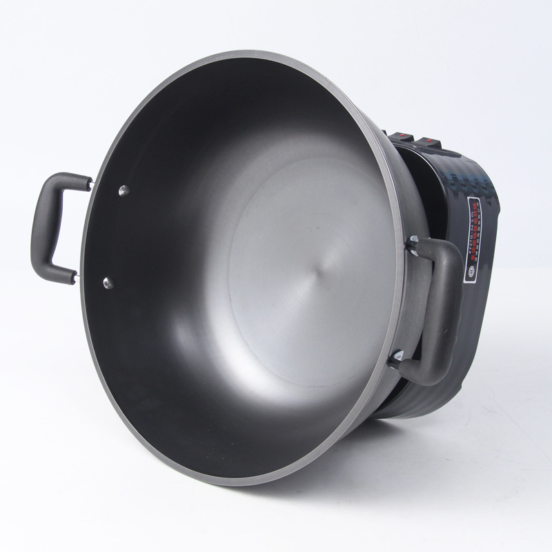 Xiaxin Factory Wholesale Household Cast Iron Multifunctional Electric Hot Pot and Steamer with High Power for Steaming on Top and Cooking on the Bottom