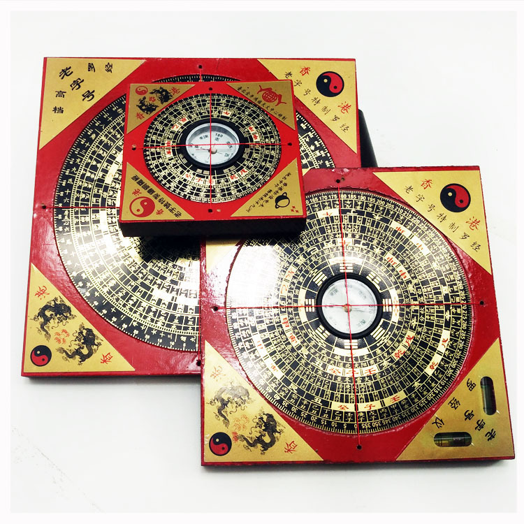 Factory direct wholesale genuine professional feng shui compass Hong Kong Tongsheng compass pure copper panel high Bakelite