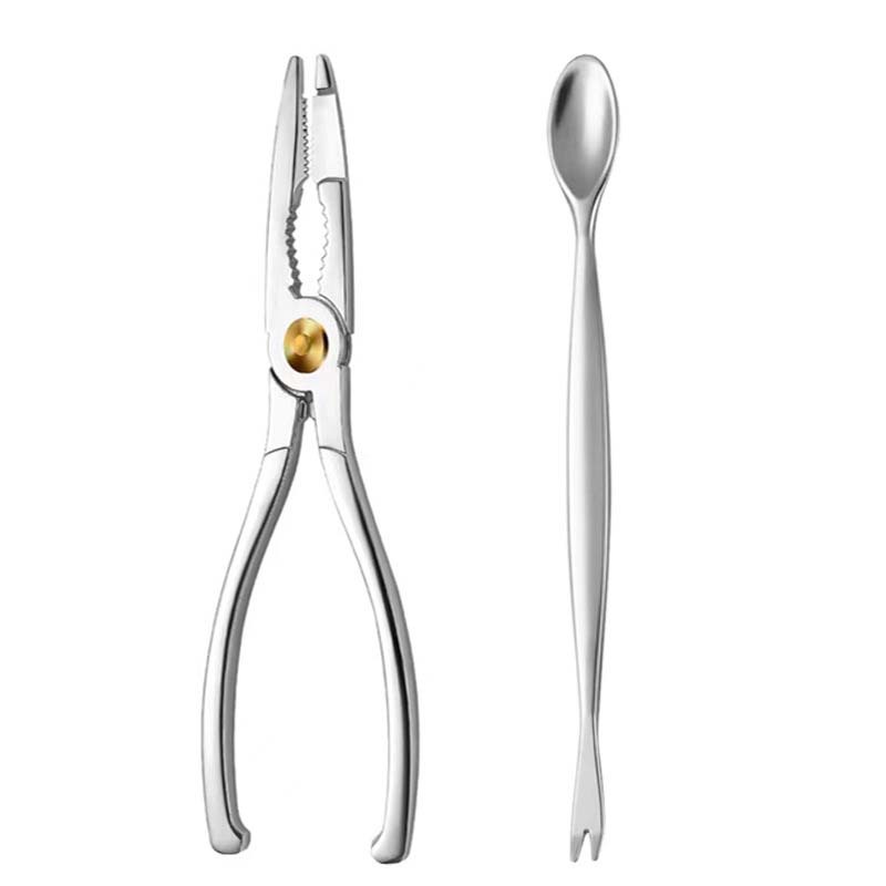 Crab Eating Tools Stainless Steel Crab Claws Special Set of 2 for Eating Crabs Crab Scissors Crab Tools Direct from Manufacturer Crab Opening Tool