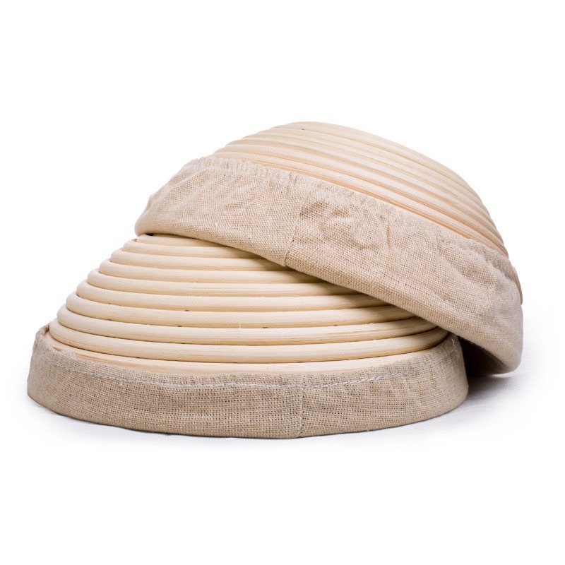 Amazon Indonesia Vietnam European-style Fermented Basket Vietnam Rattan Baking Utensils Country Bread Round Bread Basket