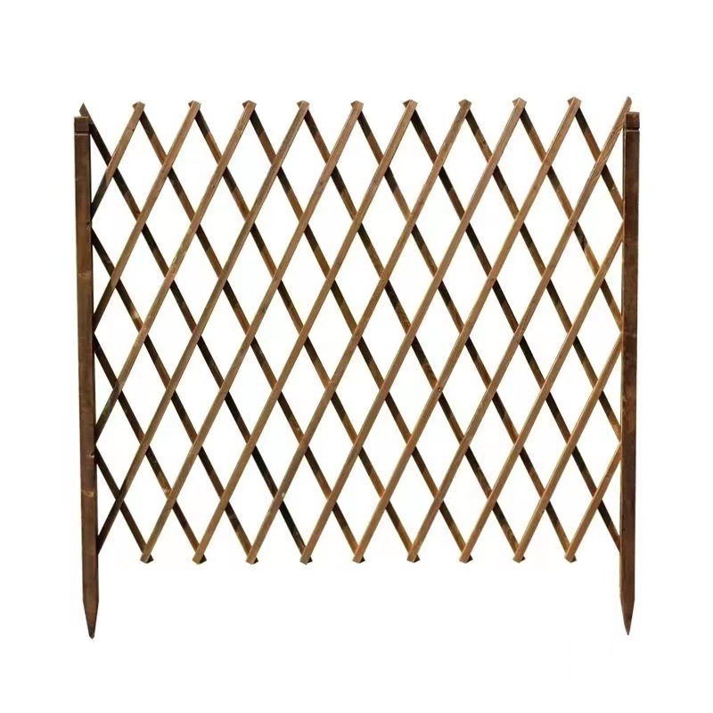 Outdoor Anticorrosive Wood Fence Telescopic Fence Enclosure Courtyard Fence Garden Climbing Frame Indoor Balcony Decorative Guardrail