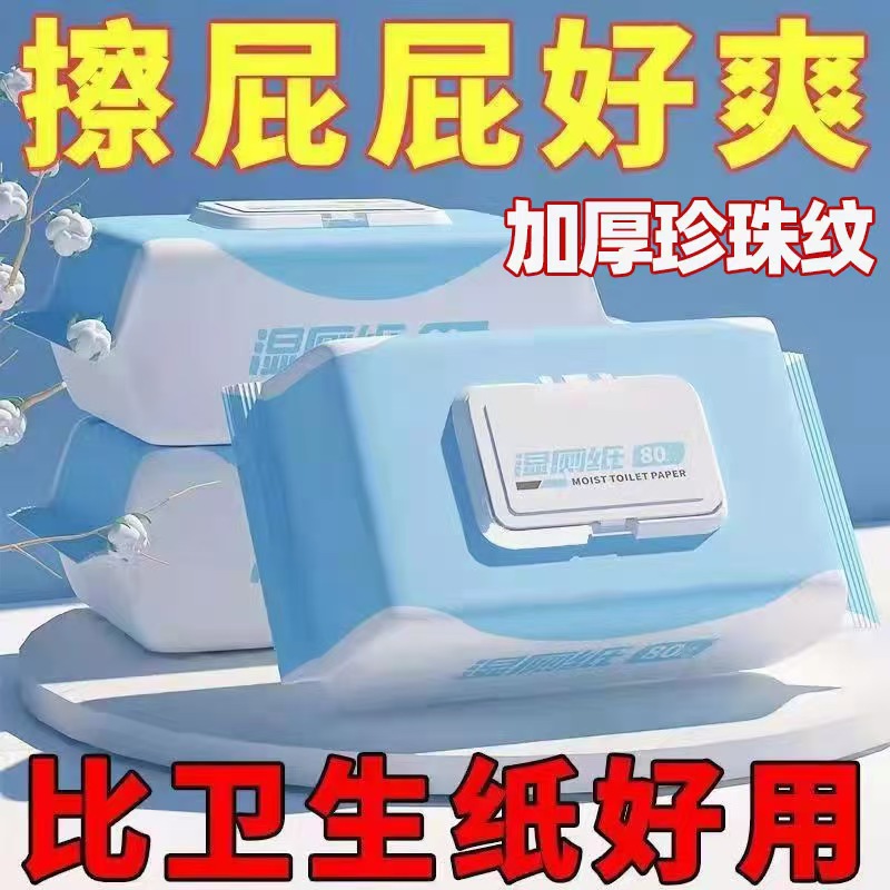 Влажные туалетные салфетки для очищения, туалетная бумага, оптовая продажа, портативный дизайн для домашнего использования