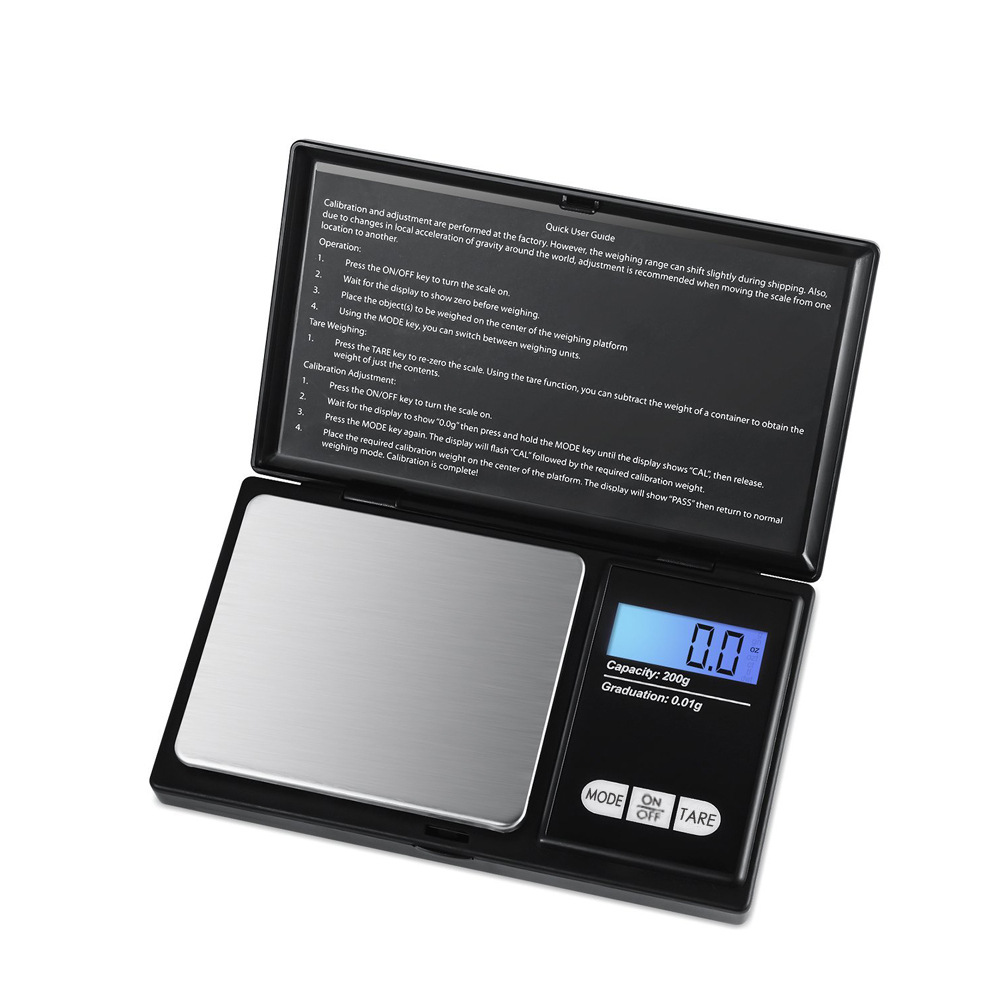 Factory direct supply portable jewelry scale 0.01g mini mini pocket scale high precision tool box scale