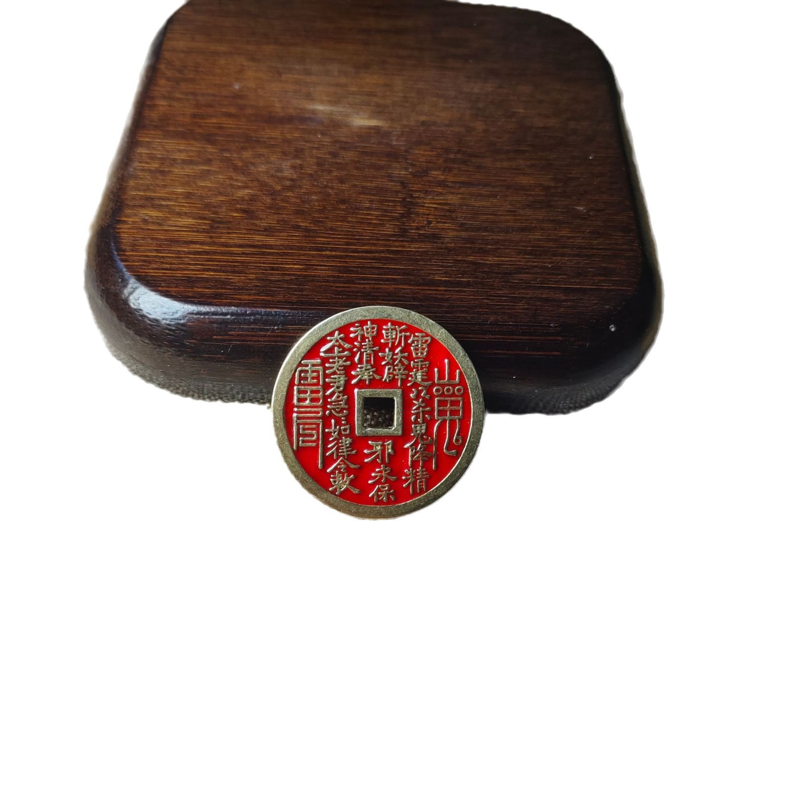 Factory direct supply thick pure copper mountain ghost spend money feng shui auspicious supplies cinnabar brass mountain ghost money gossip money wholesale