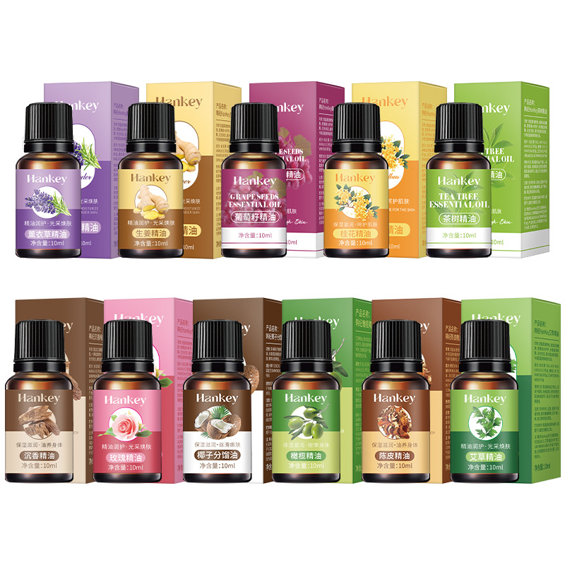 Korean Rose Mugwort Plant Essential Oil Beauty Salon Scraping Massage Skin Care Body Oil Osmanthus Compound Essential Oil Wholesale