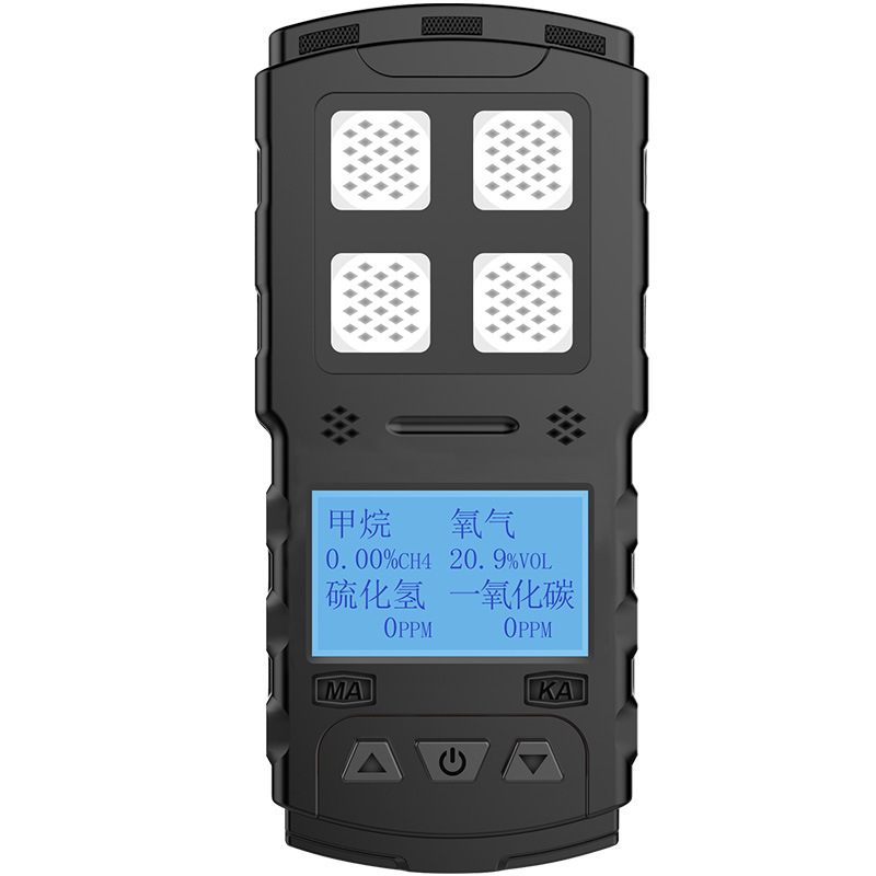 Mine three-in-one CD3 gas detector oxygen nitrogen dioxide CO detector coal mine safety CD4 alarm