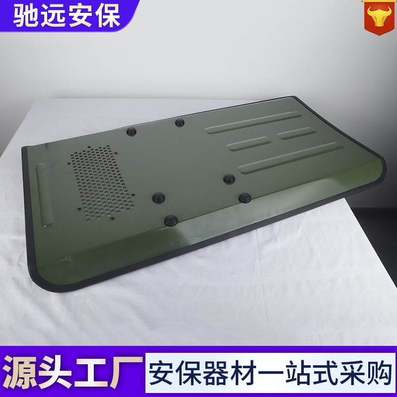 Metal Handheld Shield Riot Shield Aluminum Alloy Explosion-Proof Shield Security Equipment Security Supplies Security Protective Shield