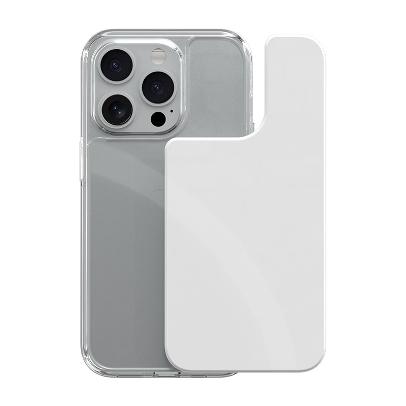 Suitable for Apple 16E Phone Case, Detachable Transparent 16Pm Four-Corner Raised Airbag Heat Transfer Aluminum Sheet Protective Cover