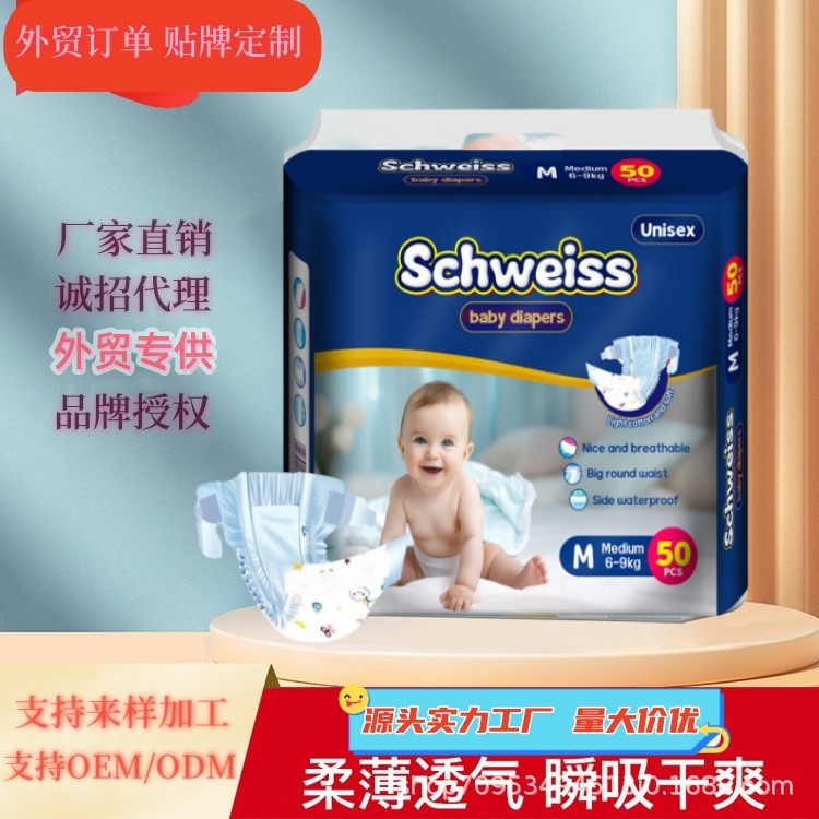 Подгузники для мальчиков и девочек, размеры S/M/L/XL, ультратонкие, оптовая продажа