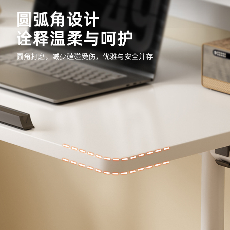 Movable Lifting Foldable Simple Household Bedside Small Table Laptop Computer Folding Table with Roller