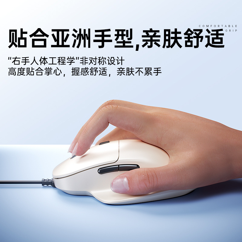 Mouse Wired Silent USB Library Notebook Office Desktop Computer Game E-Sports Universal