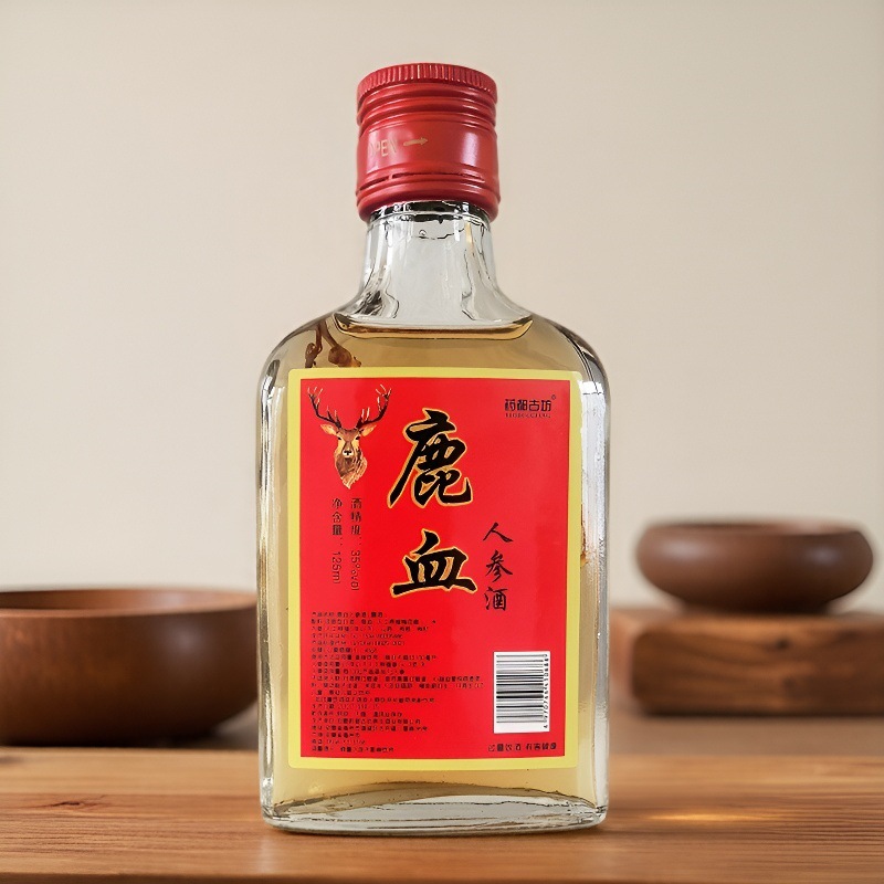 [Deer Blood Ginseng Wine] 35% Alcohol, 125ml Small Bottle, Health-Preserving Wine, Various Specifications, Not a Medicinal Wine, Can Be Shipped on Behalf of Others
