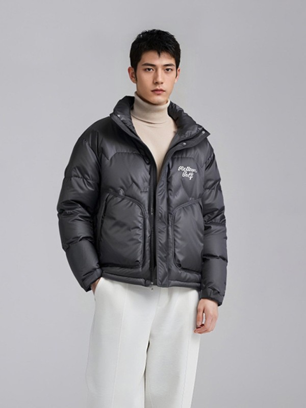 MALBON GOLF South Korea golf men's and women's autumn and winter new 90 velvet side pocket warm anti-splashing down