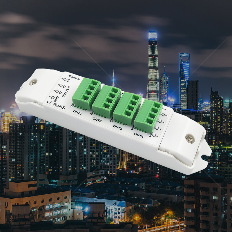 Spi Signal Amplifier Phantom Light Strip Amplifier Ws2811 Full Color Light Strip Led Controller Spi Signal