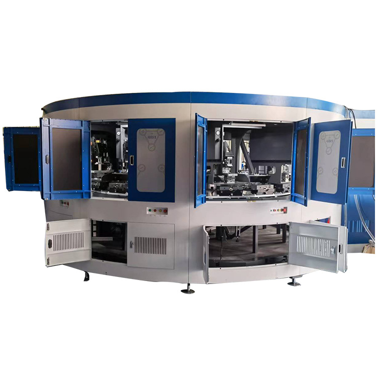 Automatic cosmetic bottle screen printing machine cream bottle lipstick tube hose round tube plastic tube automatic screen printing machine