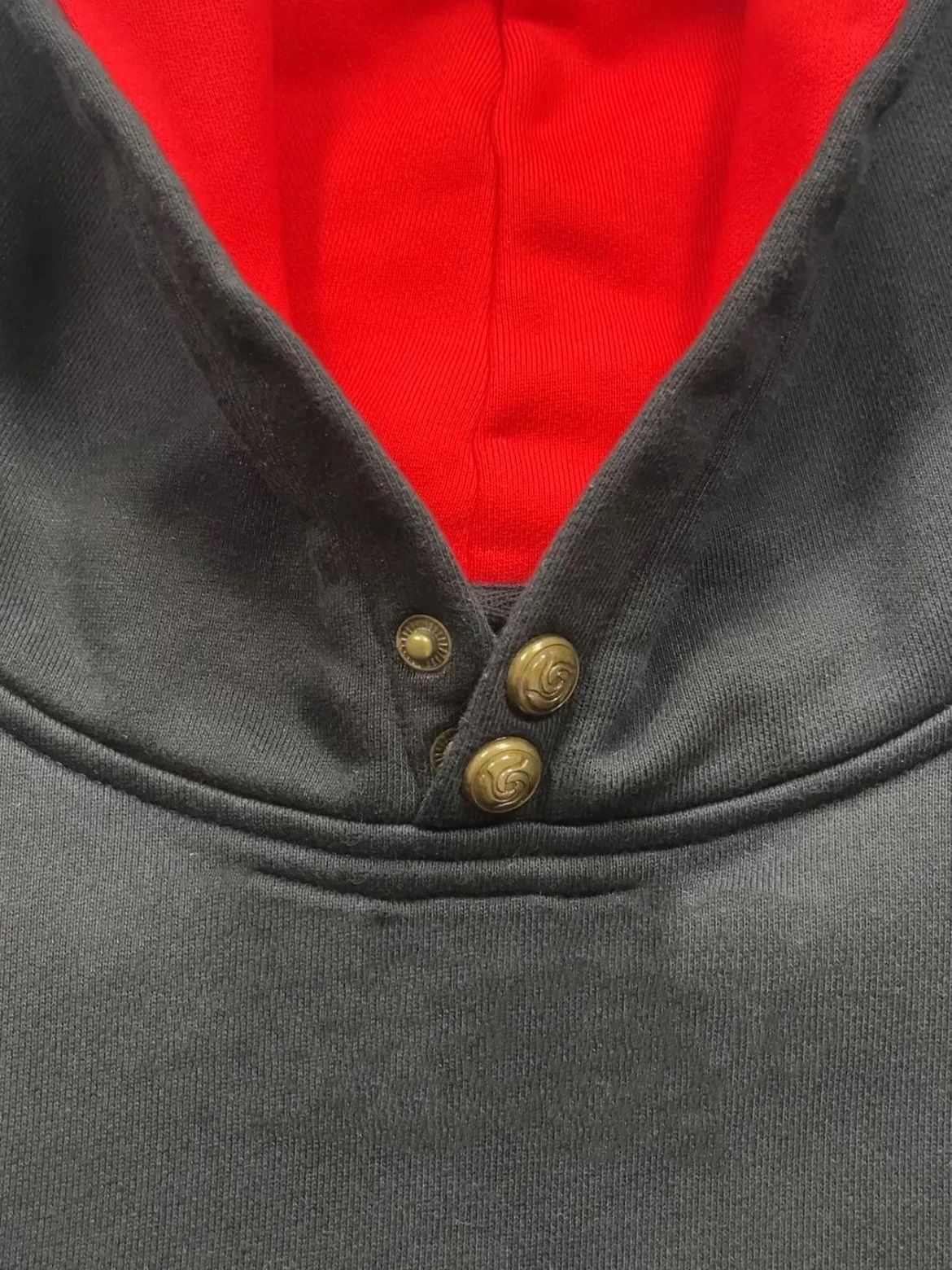 New Trendy Heavyweight Kanye Hoodie Double-Layer Solid Color Sweatshirt American Casual Couple Style Unisex Hoodie Trendy