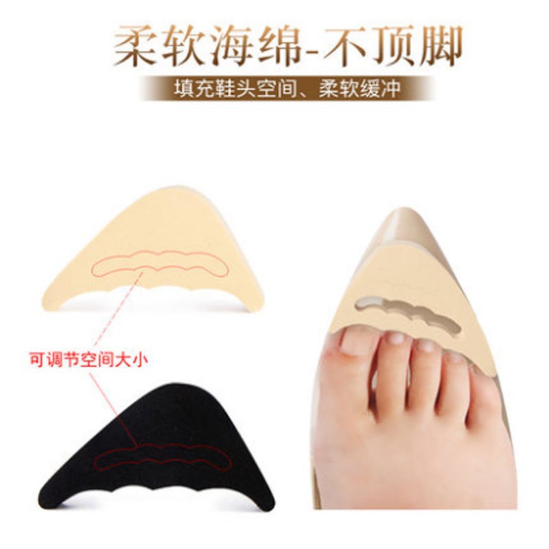 Self-produced toe plug can be cut half size pad sneaker high heel insole anti-pain non-slip soft and comfortable forefoot pad