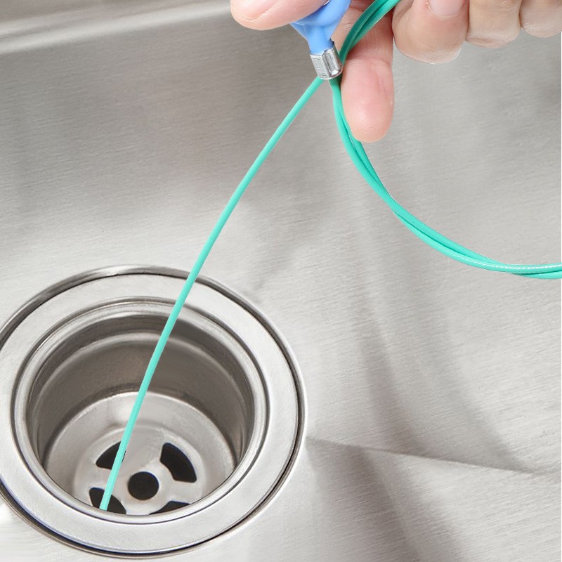 Sewer Unblocker, Bathroom Pipe Internal Hair Cleaning Hook, Floor Drain, Bathroom Kitchen Sink Unblocker
